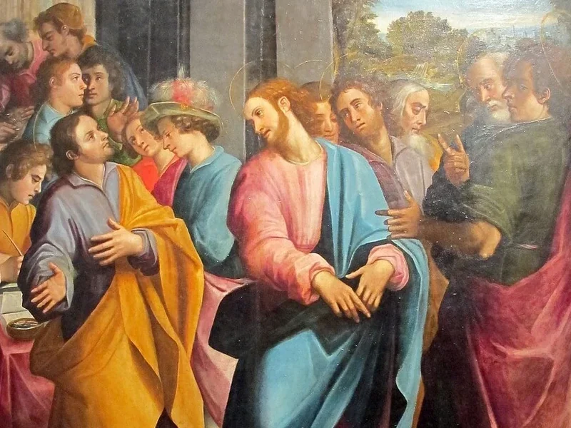 1560-Leonardo Mascagni - Vocazione di San Matteo - Museo civico (Prato)